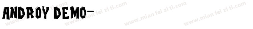 ANDROY DEMO字体转换